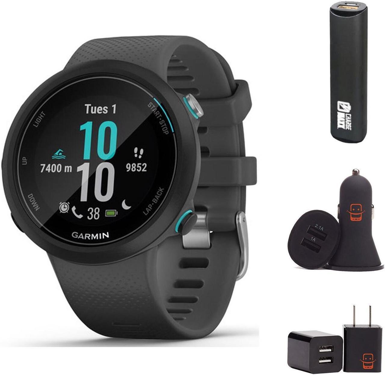 Alt view image 10 of 17 - Garmin Swim 2 - GPS Swimming Smartwatch for Pool and Open Water - Slate Gray