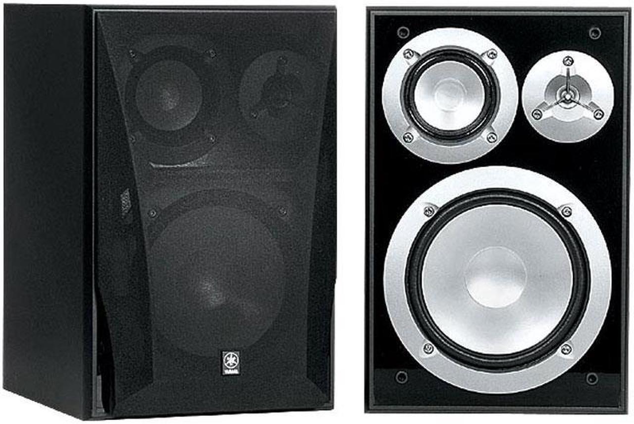 Alt view image 2 of 5 - YAMAHA NS-6490 3-Way Bookshelf Speakers Pair - Black