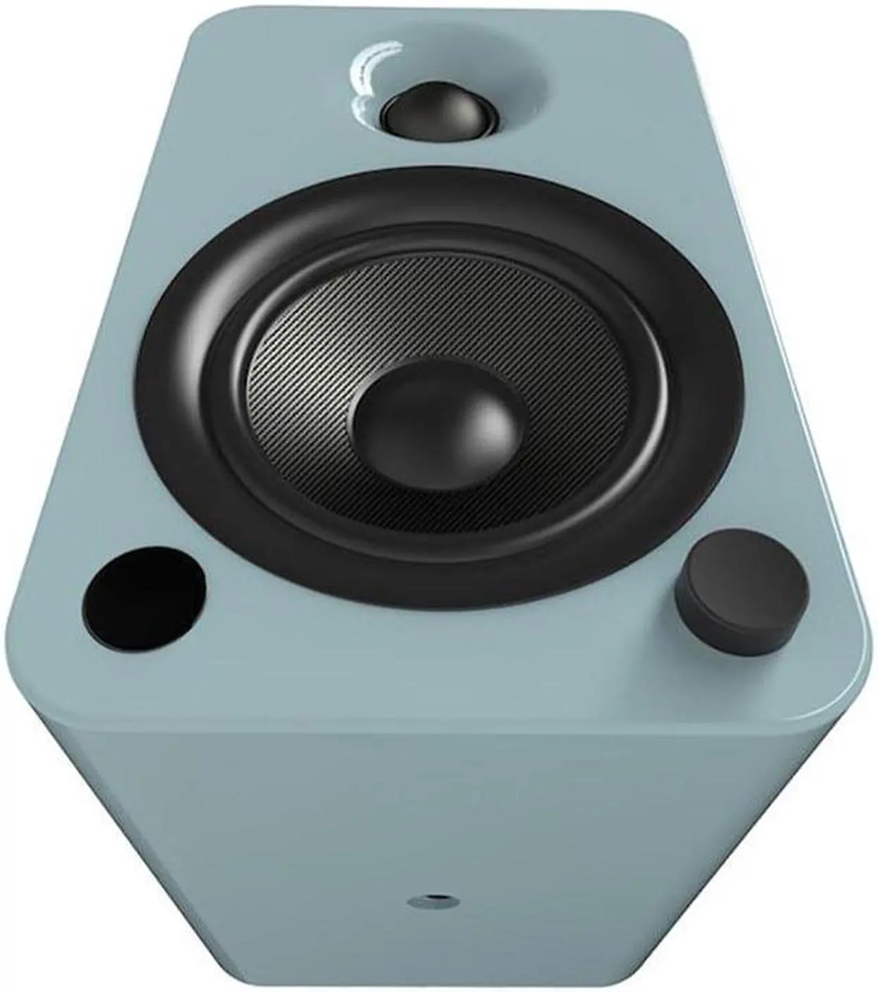 Alt view image 7 of 20 - Kanto YU4 Powered Bookshelf Speakers with Built-In Bluetooth - Pair (Bamboo)