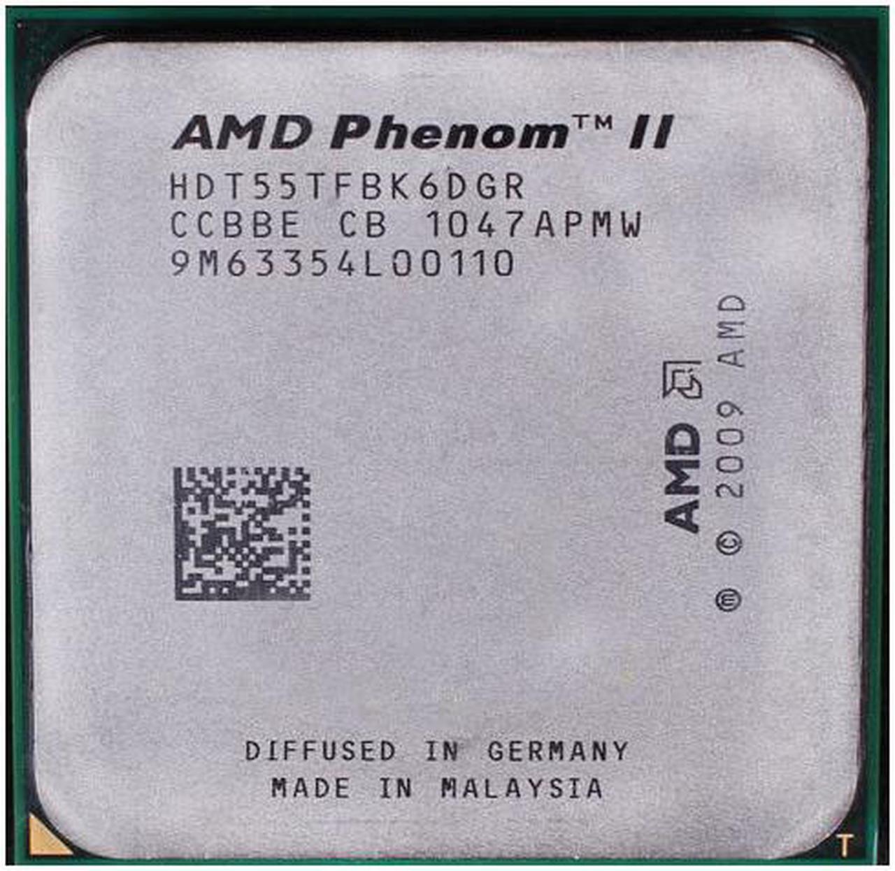 AMD Phenom II X6 1055T 2.8 GHz Six Core CPU Processor HDT55TFBK6DGR Socket AM3 125W desktop CPU