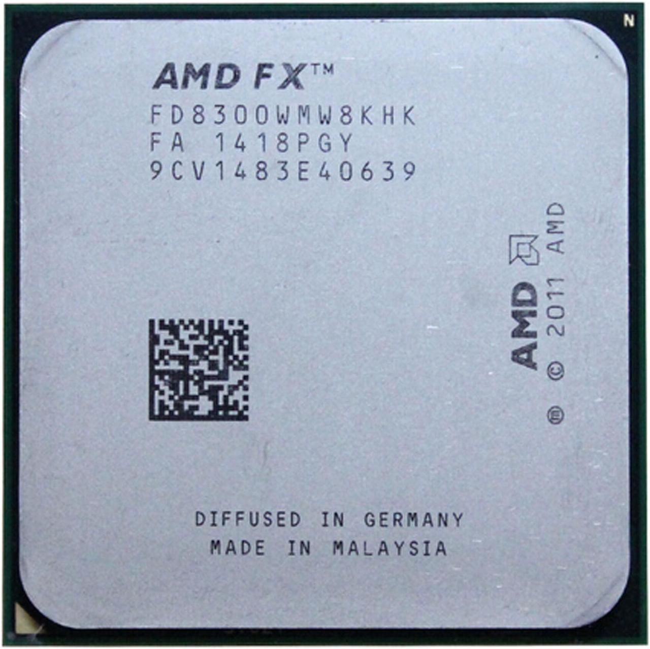 AMD FX-8300 Vishera 8-Core 3.3 GHz Socket AM3+ 95W FD8300WMW8KHK Processors - Desktops