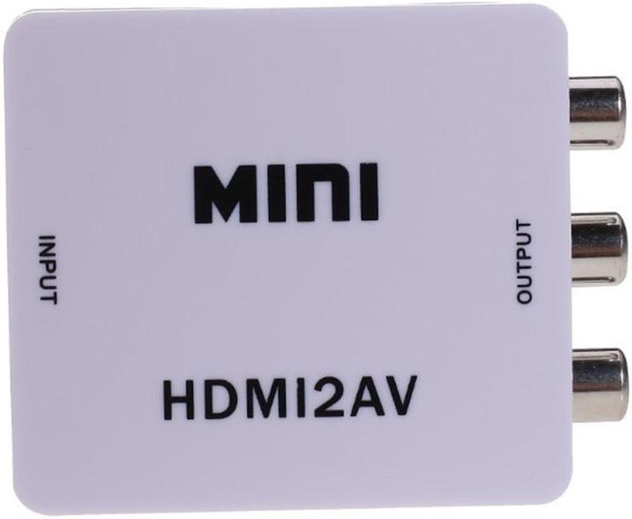 Mini Composite 1080P HDMI to RCA Audio Video AV CVBS Adapter Converter For HDTV