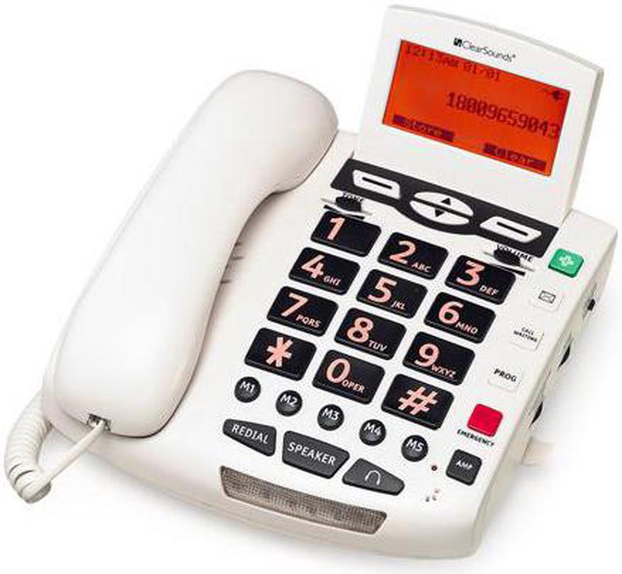Alt view image 4 of 15 - ClearSounds WCSC600 - corded phone with caller ID/call waiting (CLS-WCSC600)