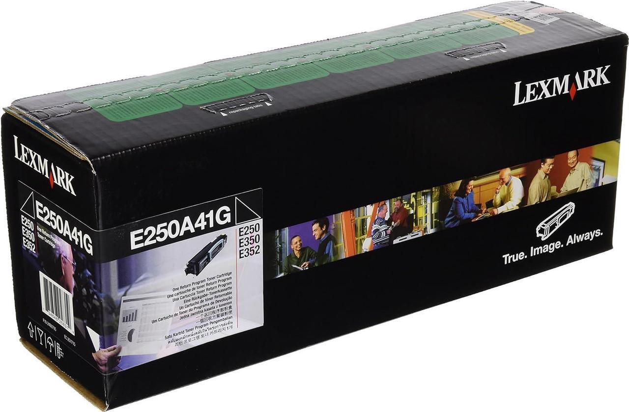 Lexmark E250A41G Standard Yield Return Program Black Toner Cartridge