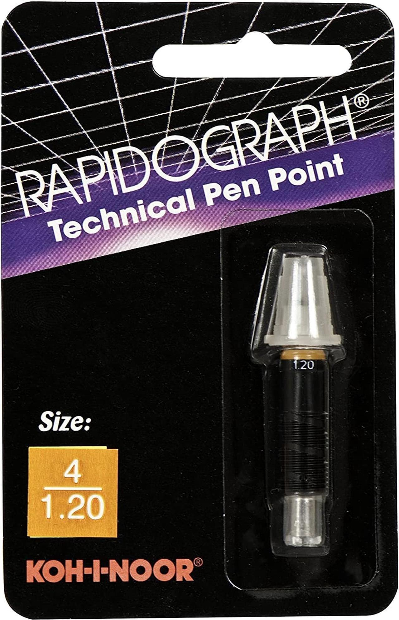 Koh-I-Noor Rapidograph Stainless Steel Replacement Point, 1.20mm, 1 Each (72D.4)