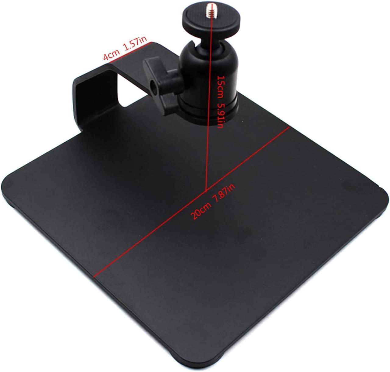 Alt view image 2 of 5 - jinyi2016SHOP Projector Stand Projector Mount Stand Desktop Mini Projector Stand Angle Adjustable Projectors Stand Adjustable 360°Angle Hold up to 11 Lbs Projector Mount (Size : Square)