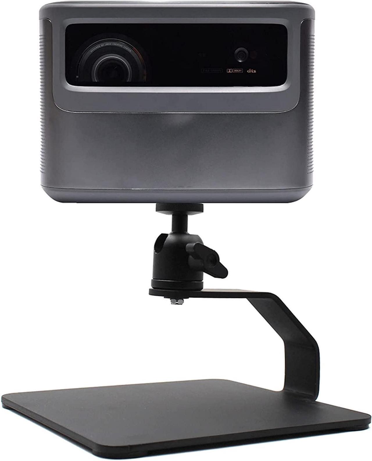Alt view image 4 of 5 - jinyi2016SHOP Projector Stand Projector Mount Stand Desktop Mini Projector Stand Angle Adjustable Projectors Stand Adjustable 360°Angle Hold up to 11 Lbs Projector Mount (Size : Square)