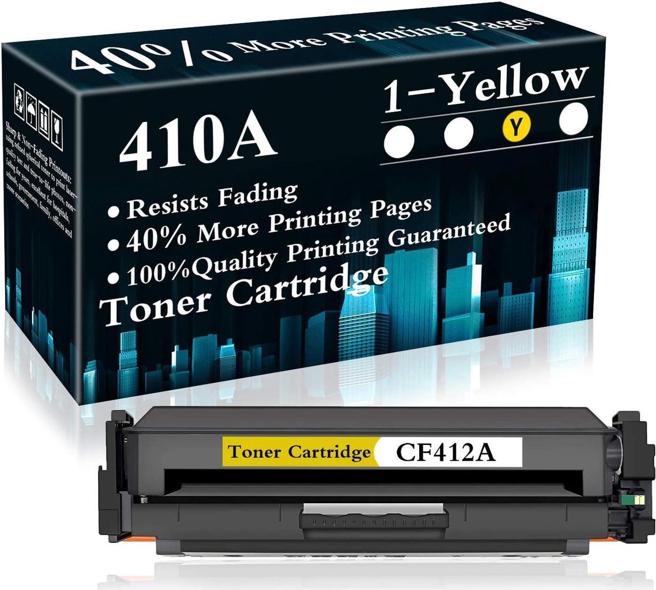 YOISNER 1 Pack 410A | CF412A Toner Cartridge Replacement for HP Color Laserjet Pro MFP M477fdn M477fdw M477fnw M452dn M452dw M452nw MFP M377dw Printer