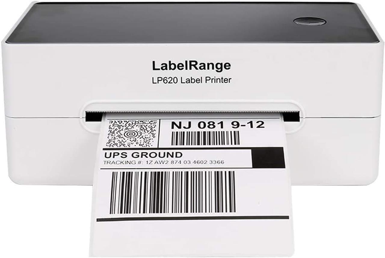 Main image of LabelRange 300DPI High Resolution Thermal Label Printer - Commercial Grade Shipping Label Printer 4x6, Support  Ebay Paypal Shopify Etsy Shipstation and More on Windows, Mac and Linux System