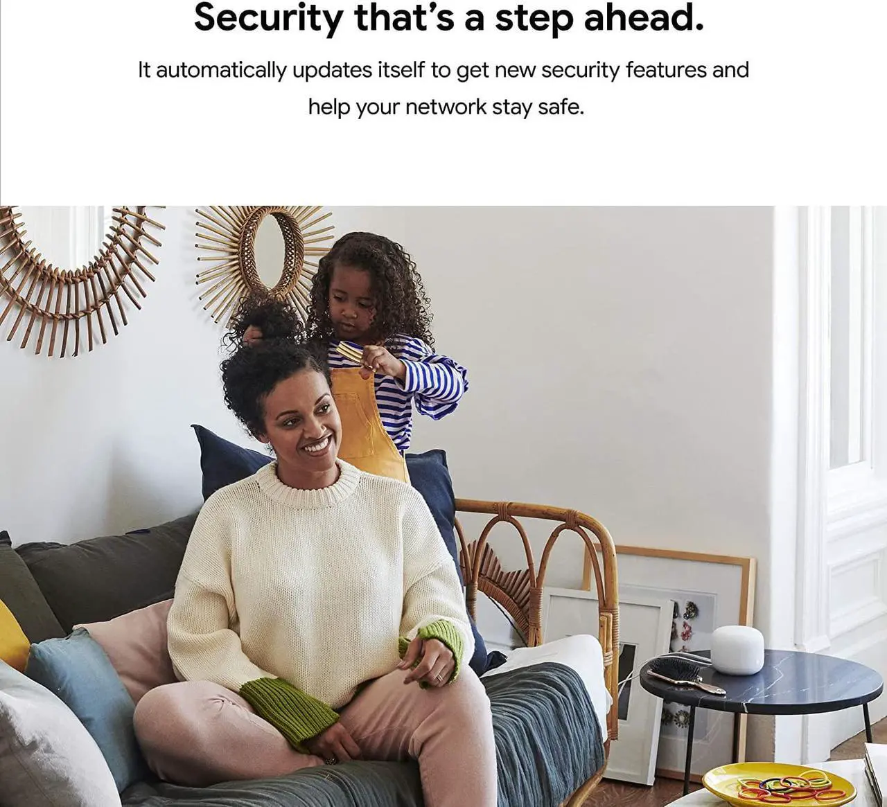 Alt view image 5 of 7 - Google Nest WiFi Router 3 Pack (2nd Generation)  4x4 AC2200 Mesh Wi-Fi Routers with 6600 Sq Ft Coverage