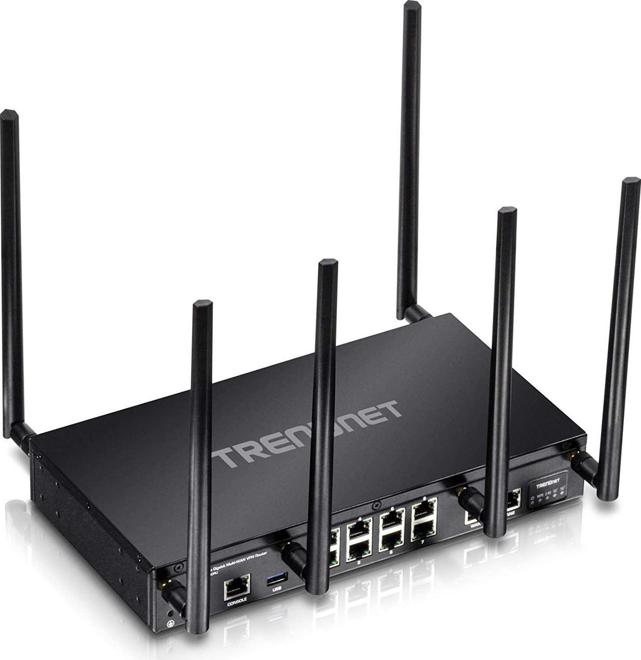 Alt view image 2 of 7 - TRENDnet AC3000 Tri-Band Wireless Gigabit Dual-WAN VPN SMB Router (TEW-829DRU) and TRENDnet 24-Port Unmanaged Gigabit GREENnet Desktop Switch (TEG-S24DG)