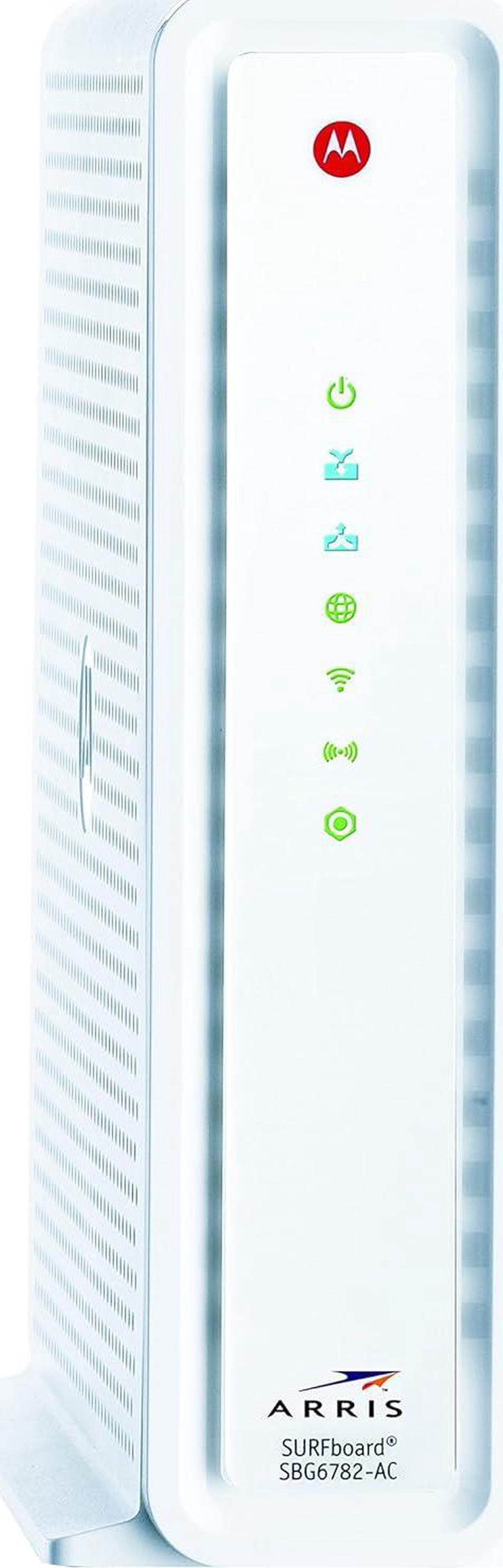 Alt view image 3 of 4 - ARRIS SURFboard AC1750 DOCSIS 3.0 Cable Modem Router (SBG6782) Certified with Comcast Xfinity, Time Warner Cable, Charter, Cox, Cablevision, and more (Retail Packaging White)
