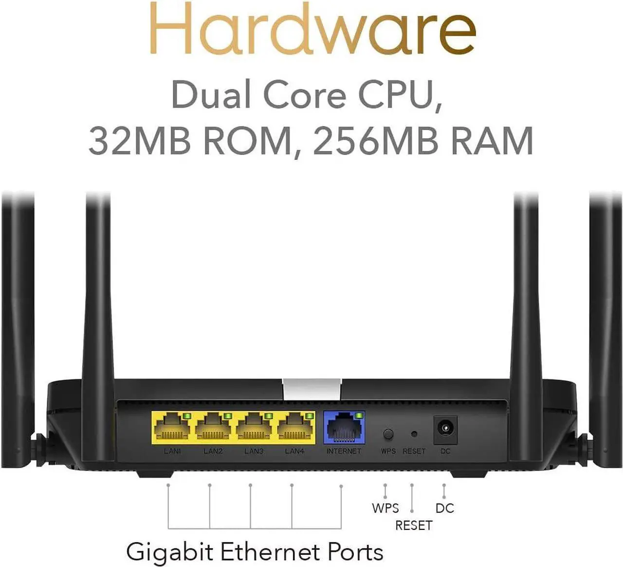 Alt view image 6 of 7 - Cudy 2023 New AX 1800Mbps WiFi 6 Mesh Router, AX1800 2.4G 5G Gigabit Wireless Internet Router for Home and Office, Gaming, VPN Router, OpenWRT, OpenVPN, Long Range, X6