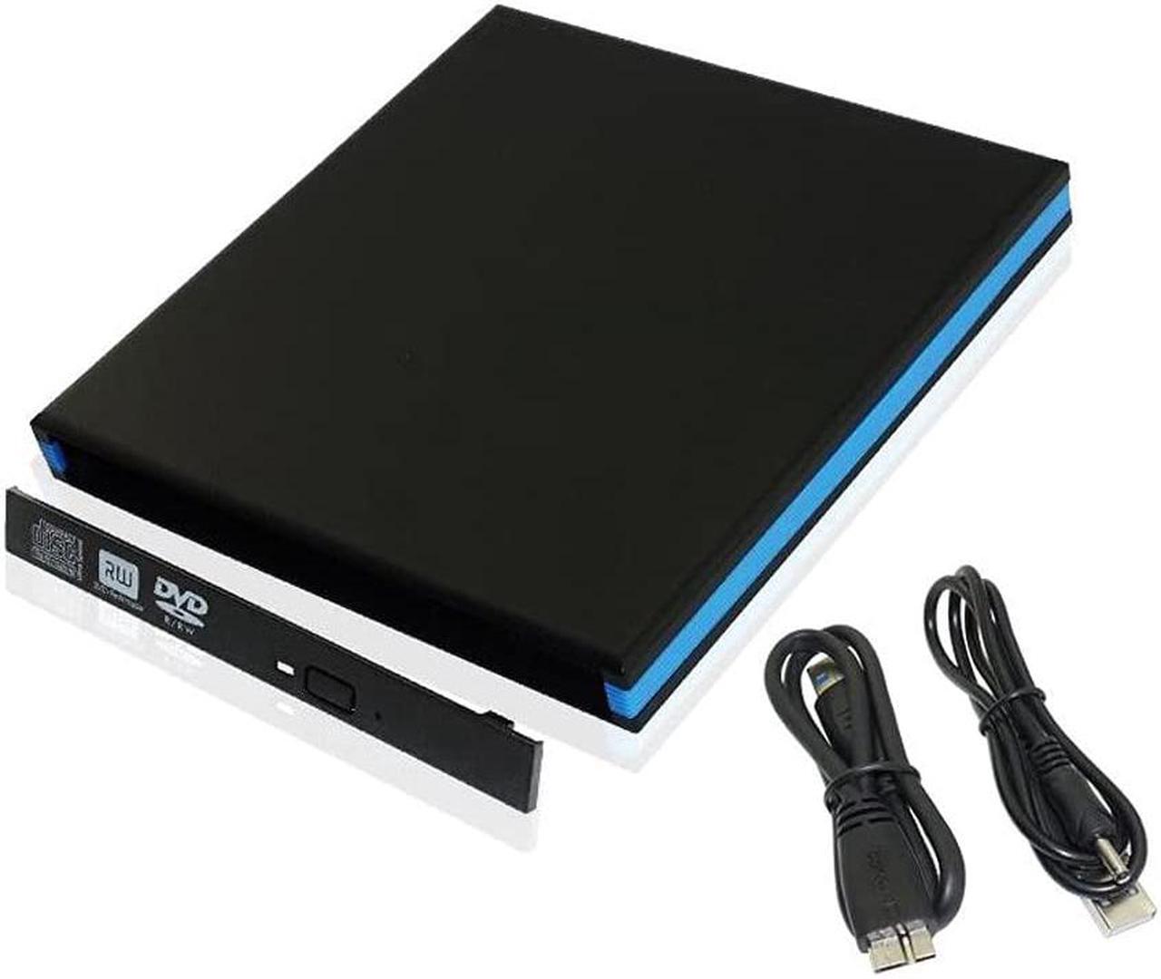Alt view image 2 of 5 - JINDAO 12.7mm USB 3.0 Blu-Ray DVD Drive External Optical Drives Enclosure SATA to USB External Case for Laptop Notebook Without Drive Bdvd Player for Laptop(Color:12.7MM DVD RW)