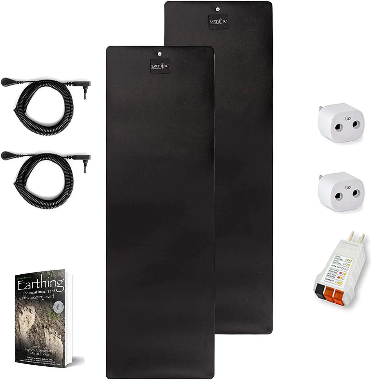 Main image of Grounding Mat 2 Pack, Earthing Mat Improves Sleep, Reduces Inflammation, Pain, and Anxiety, Clint Ober's EARTHING Products