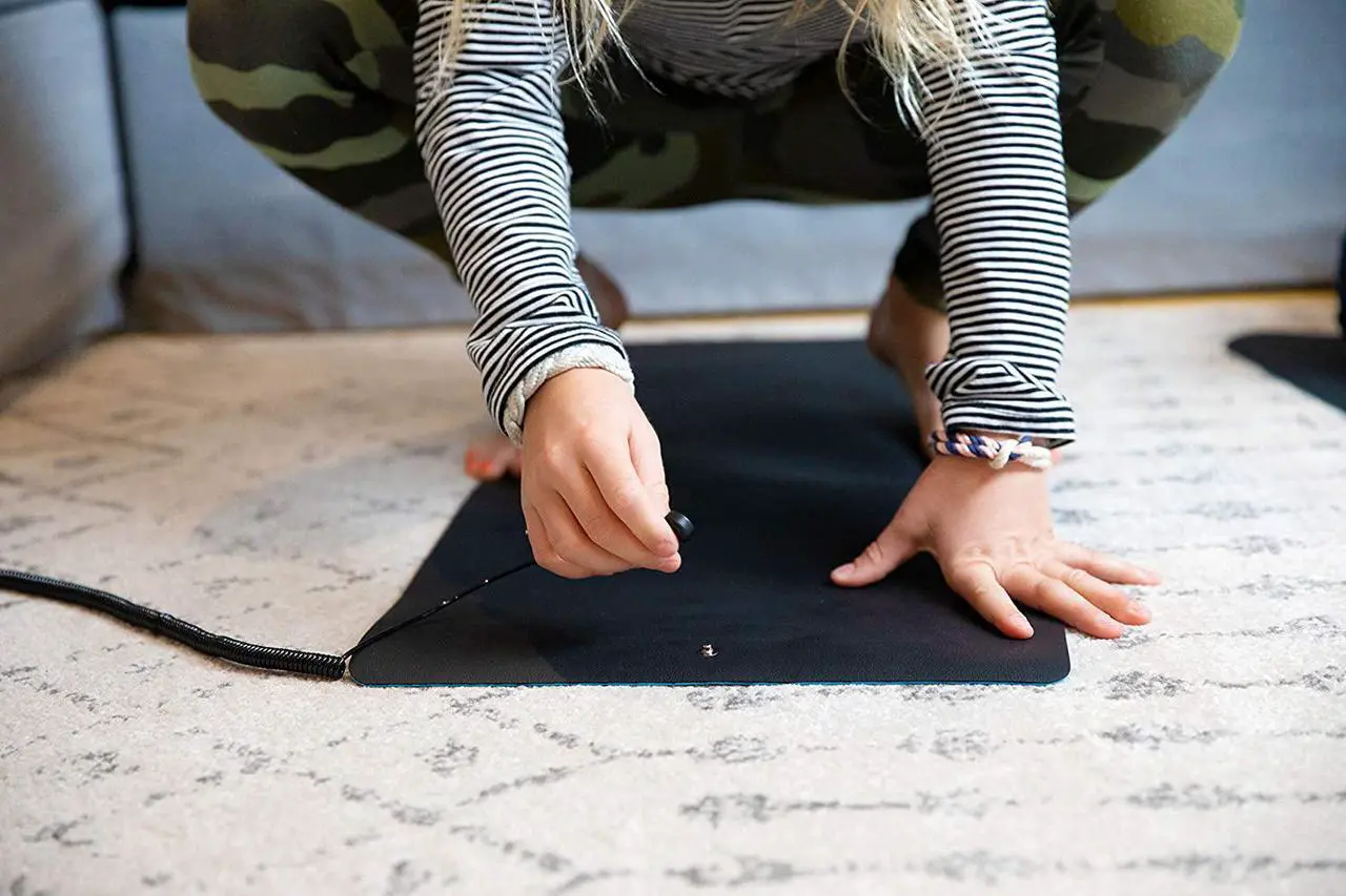 Alt view image 4 of 7 - Grounding Mat 2 Pack, Earthing Mat Improves Sleep, Reduces Inflammation, Pain, and Anxiety, Clint Ober's EARTHING Products