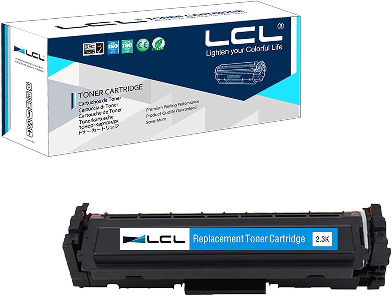 LCL Compatible for HP 410A CF411A (1-Pack,Cyan) Toner Cartridge for HP Color Laserjet Pro M452dn M477fdw M477fnw M452nw