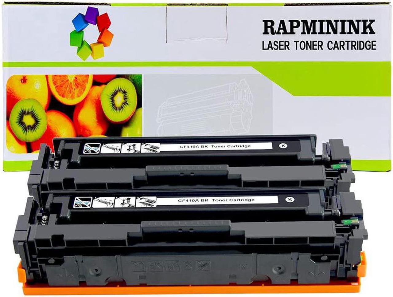 Main image of RapmininK Compatible Replacement for 410A CF410A Toner Cartridge for use with Pro MFP M477fdw MFP M477fdn MFP M477fnw, Color Pro M452dn M452nw M452dw (Black, 2-Pack)