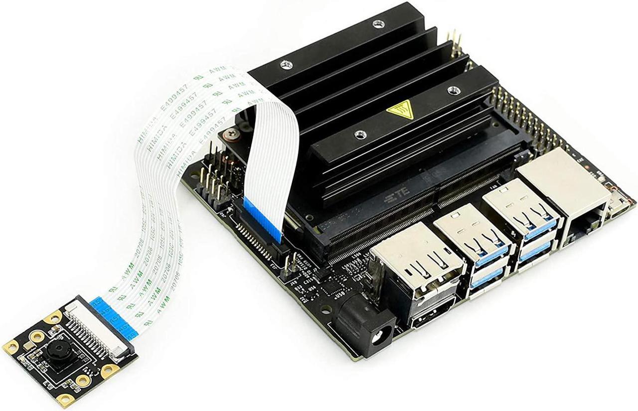 Alt view image 4 of 7 - waveshare 8MP IMX219-77IR Infrared Camera Compatible with NVIDIA Jetson Nano and Raspberry Pi Compute Module 3/3+, 8 Megapixels Camera Module 3280×2464 Resolution 77 Degree FOV Infrared Night Vision
