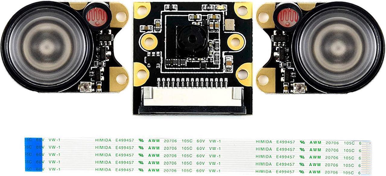 Alt view image 7 of 7 - waveshare 8MP IMX219-77IR Infrared Camera Compatible with NVIDIA Jetson Nano and Raspberry Pi Compute Module 3/3+, 8 Megapixels Camera Module 3280×2464 Resolution 77 Degree FOV Infrared Night Vision