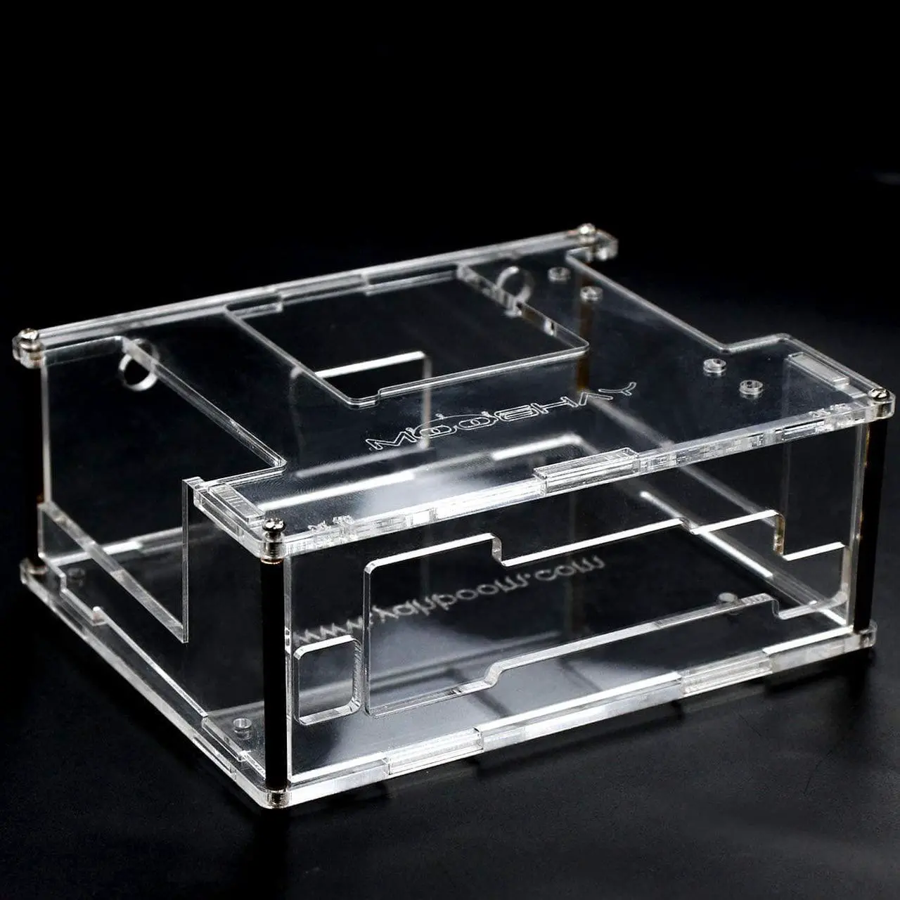 Alt view image 6 of 7 - Yahboom Acrylic Case for NVIDIA Jetson Nano Compatible with 4GB (B01 & A02) & 2GB with Cooling Fan and Camera Case