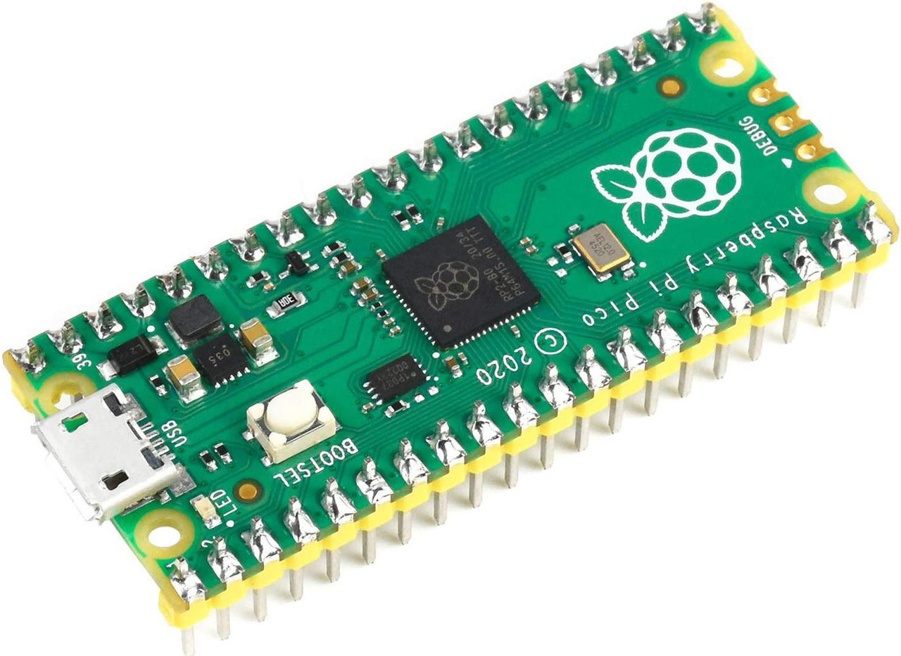 Waveshare Raspberry Pi Pico W – Voorbedraad, Met WiFi, RP2040 Dual-core, C/C++ En Python 4 miniatura