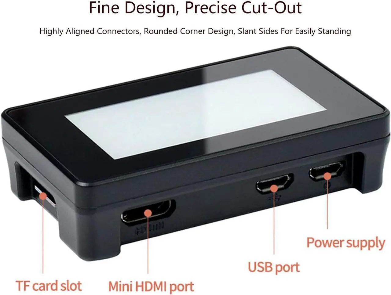 Alt view image 4 of 7 - waveshare 2.13inch Touch e-Paper Display with ABS Case for Raspberry Pi Zero 2 W/Raspberry Pi Zero/Pi Zero W/Pi Zero WH, 250x122 Pixels E-Ink, Paper-Like Effect Support Partial Refresh