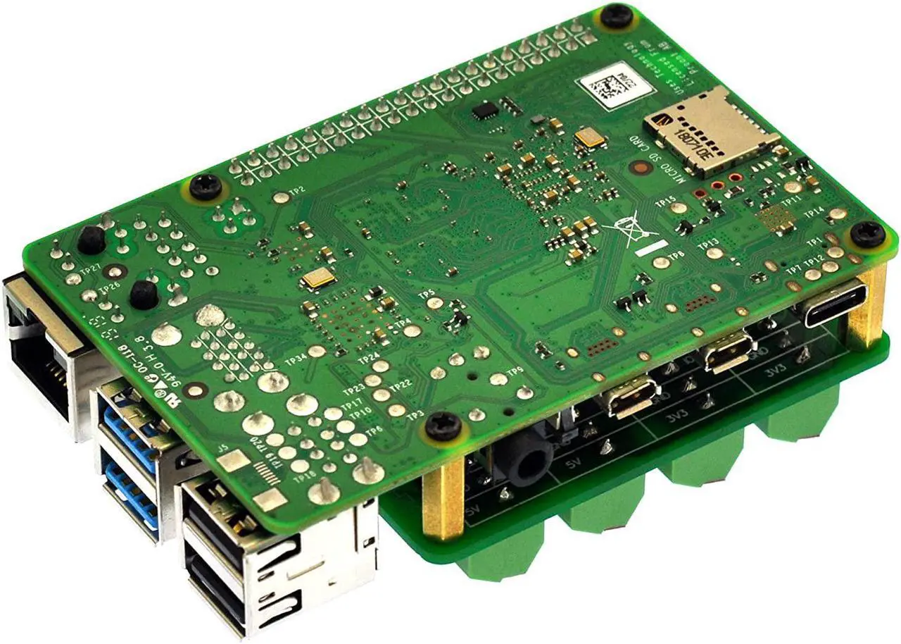 Alt view image 7 of 7 - RPi GPIO Terminal Block Breakout Board HAT, for Raspberry Pi