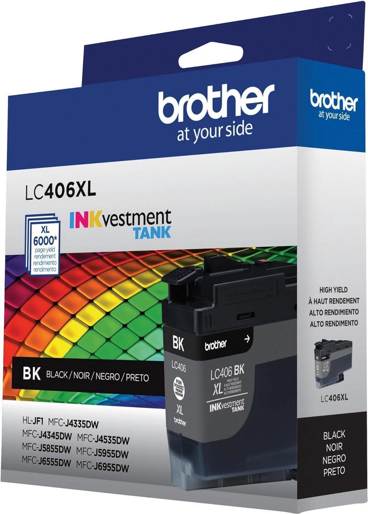 Alt view image 2 of 3 - Brother Genuine LC406XLBKS INKvestment Tank High-Yield Black Ink Cartridge