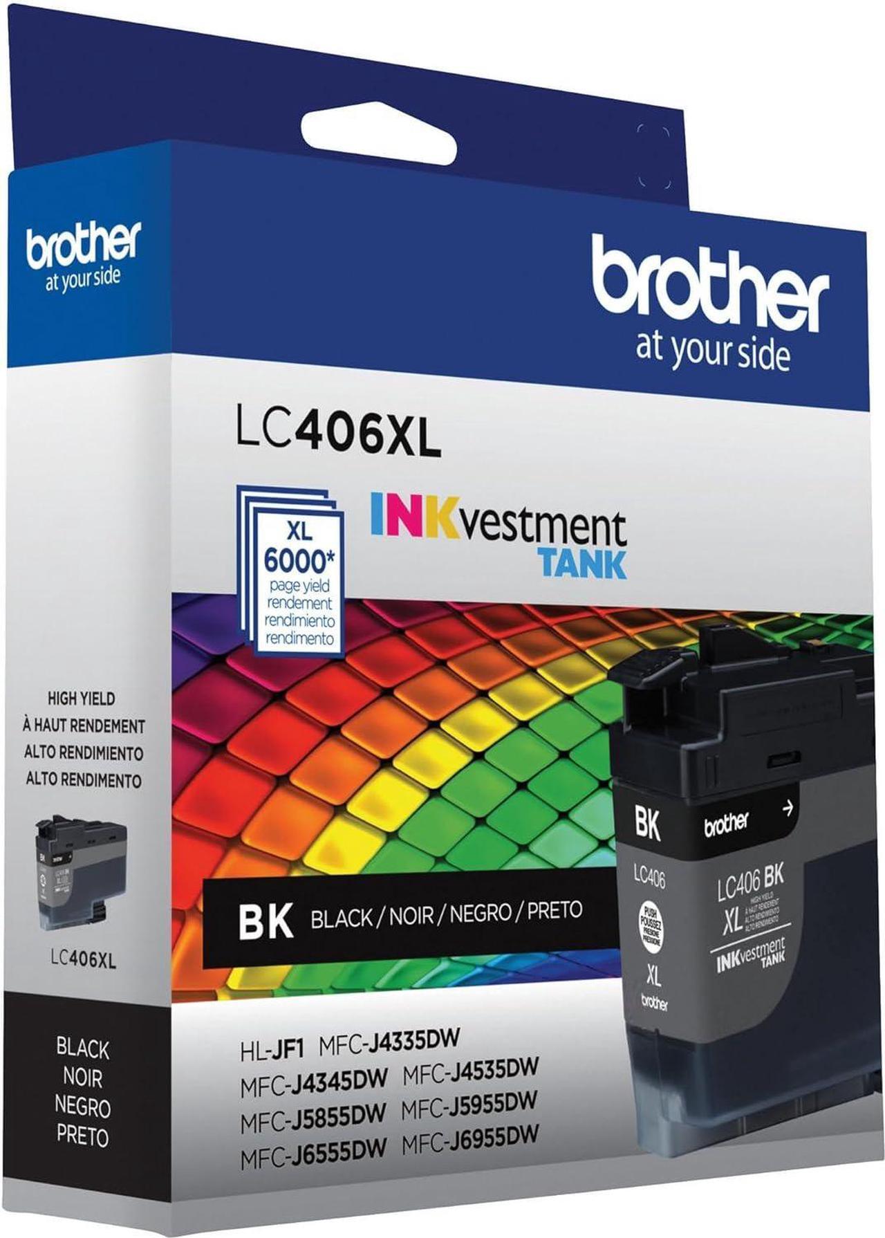 Alt view image 3 of 3 - Brother Genuine LC406XLBKS INKvestment Tank High-Yield Black Ink Cartridge