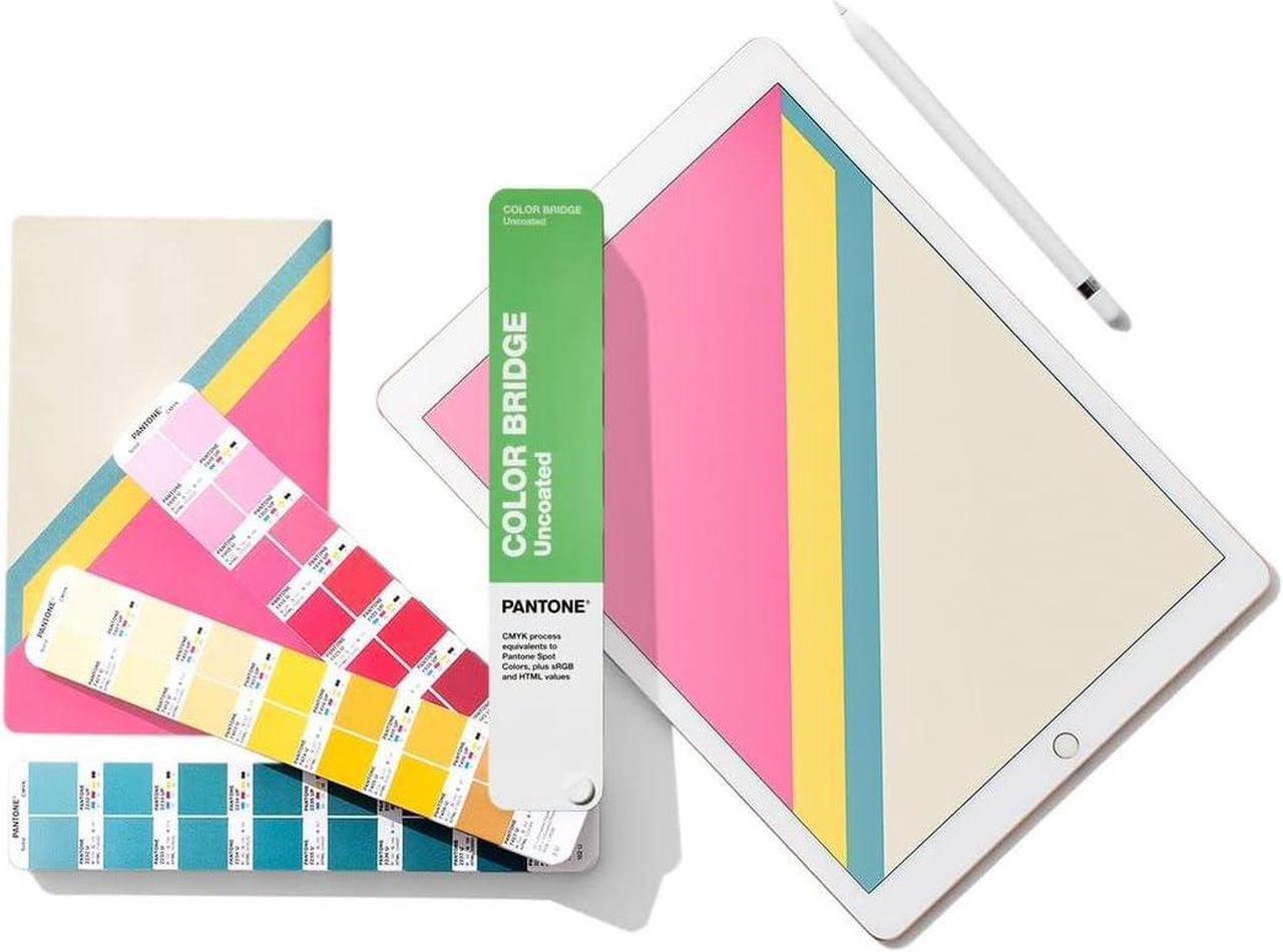 Alt view image 2 of 3 - Pantone Color Bridge Guide Uncoated | Translate Colors into CMYK, HTML, and RGB | GG6104B