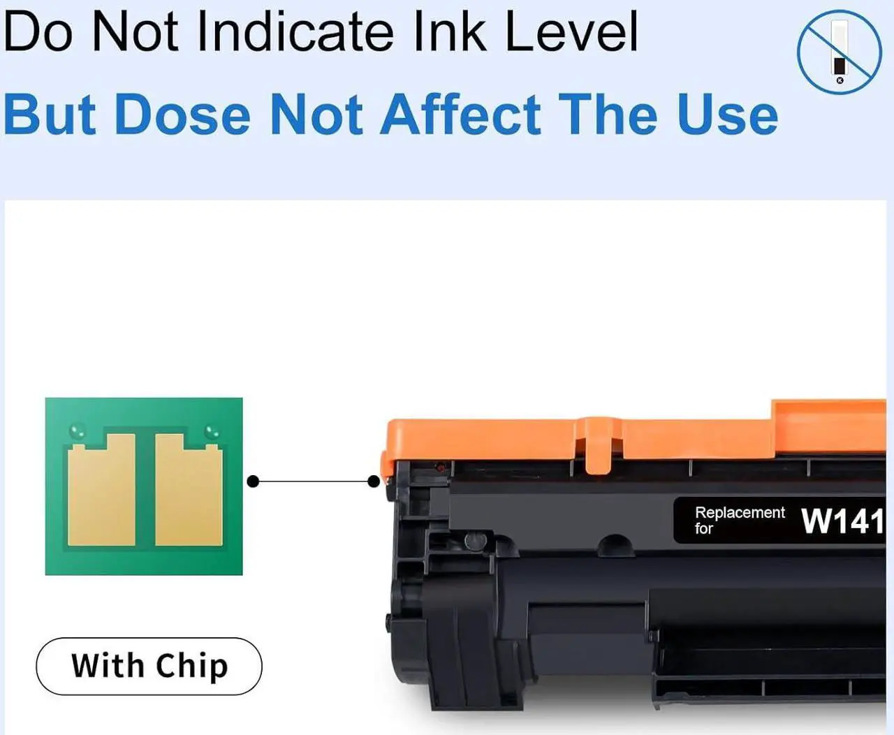 Alt view image 2 of 7 - myCartridge 141A Toner Cartridge with Chip Compatible Toner Replacement  141A W1410A 141X W1410X Toner Cartridge for Pro M110W MFP M139 MFP M140W Printers (1 Black)