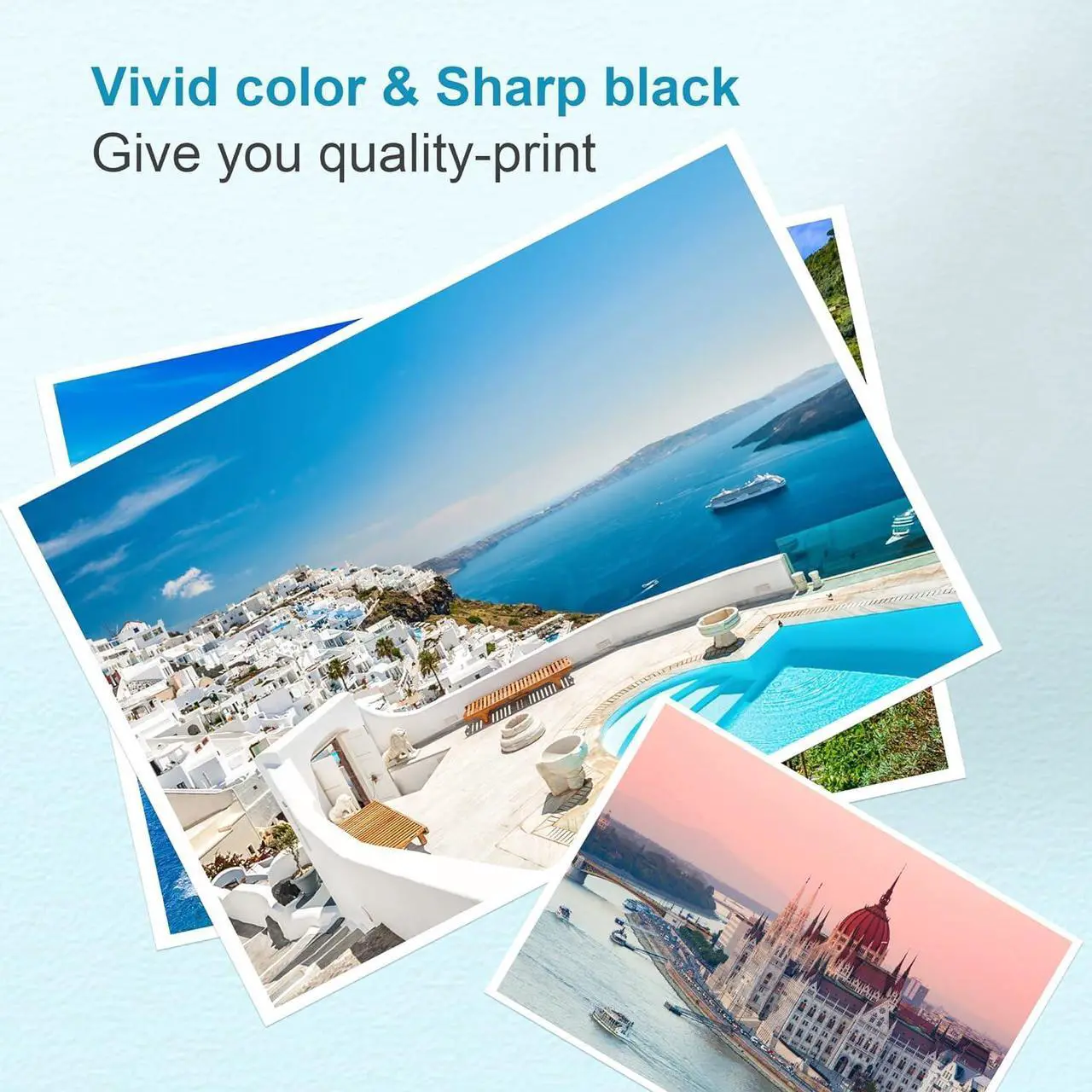 Alt view image 5 of 7 - Eudul Remanufactured Ink Cartridges Replacement  Ink 65 65XL Work for Deskjet 3755 3772 3700 3722 3752 2600 2622 Envy 5055 5000 5070 5052 5012 5014 Printer (1 Black, 1 Tri-Color, 2 Pack)