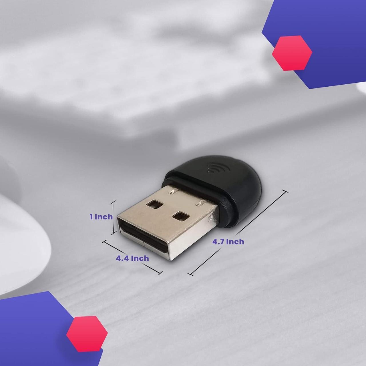 Alt view image 6 of 7 - Yealink WF40 USB Wi-Fi Dongle Adapter for SIP IP Phones- Compatible Models - T27G, T29G, T46G, T48G, T41S, T42S, T46S, T48S, T52S, T54S- Global Teck Microfiber Cloth