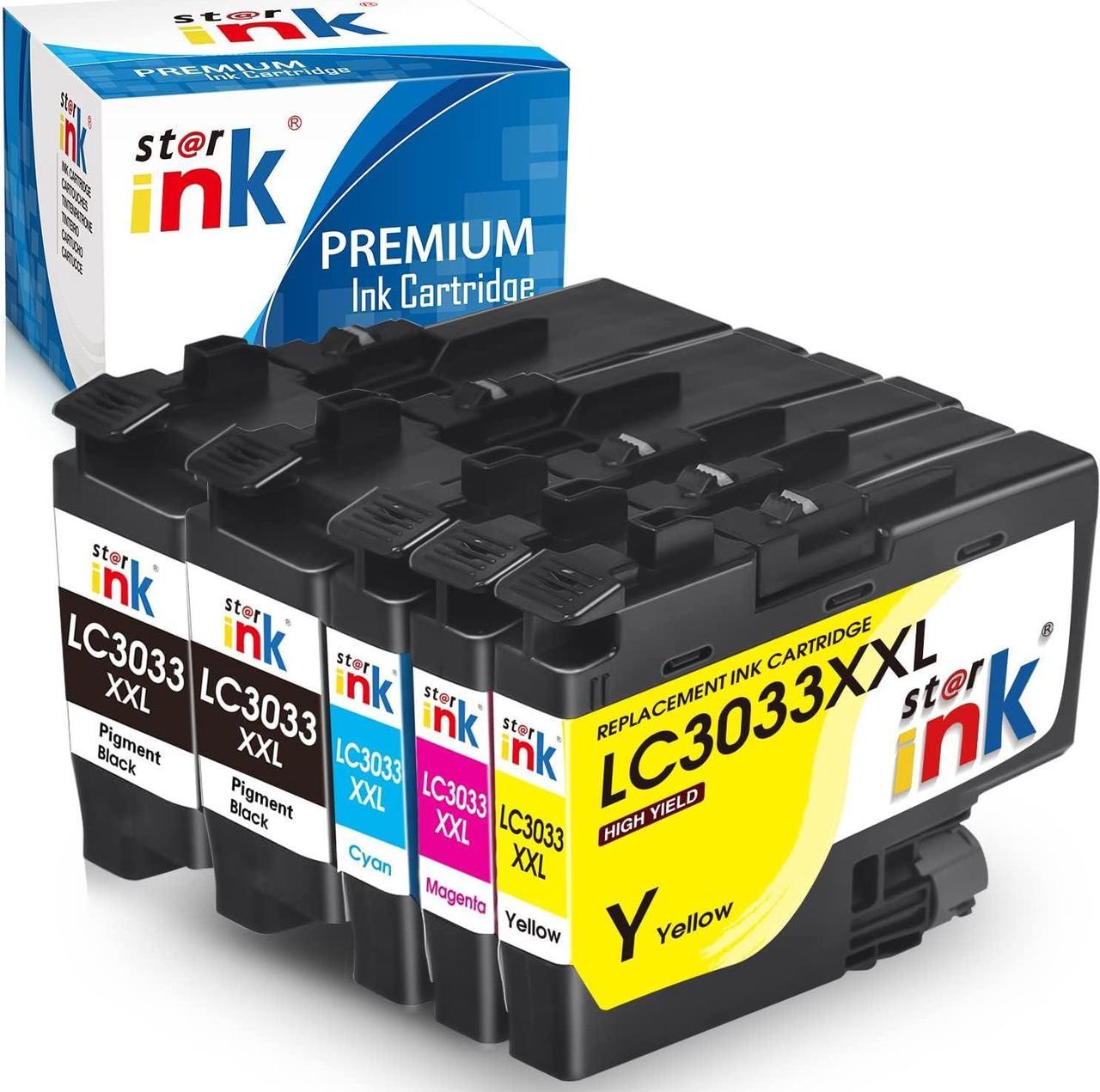 starink LC3033 Ink Cartridges Compatible Replacement for Brother LC 3033 XXL LC3035 3035 for MFC-J995DW MFC-J815DW MFC-J805DW Printer(2 BK/C/M/Y) 5-Packs