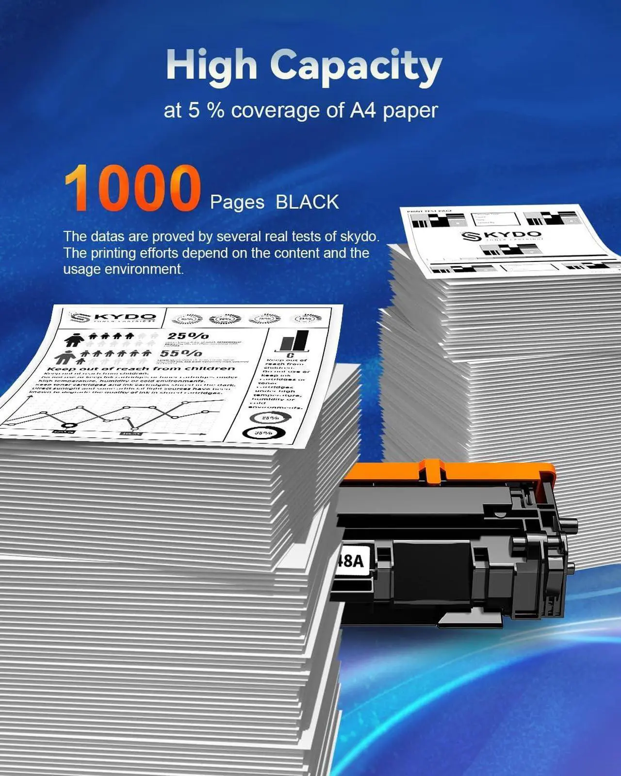 Alt view image 3 of 7 - {Latest Chip} CF248A 48A Toner Cartridge Replacement  Laserjet 48A Black Toner Cartridge  Laserjet Pro M15w M15a M16a M16w MFP M29w M28a M28w M31w M30w Printers (2 Packs)