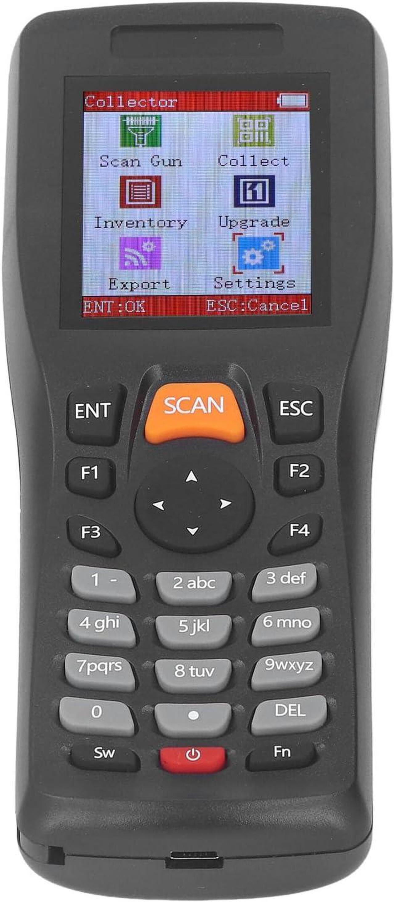 Alt view image 4 of 7 - Inventory Scanner, Wireless 32 Bit ARM CPU Bar Code Scanner 2.2in TFT Color LCD Screen Rechargeable for Warehouse