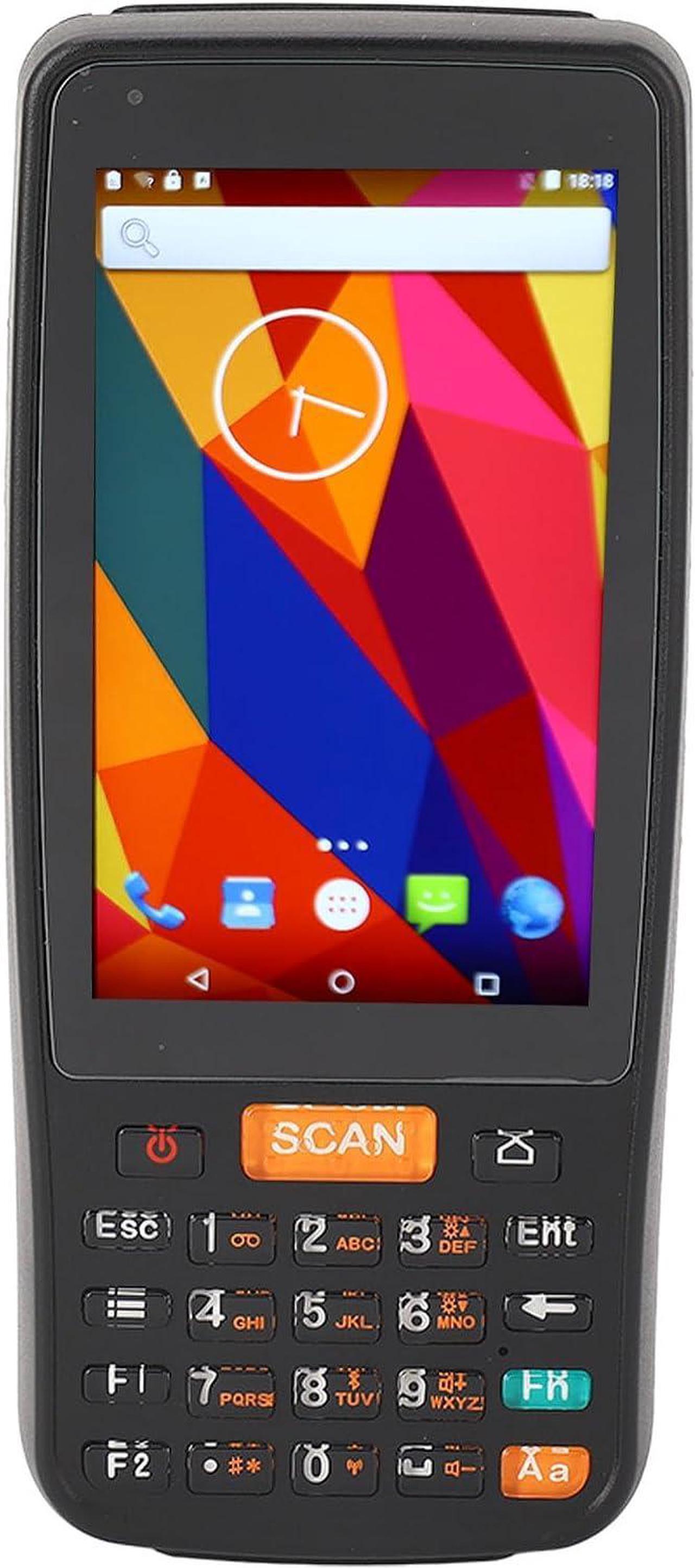 Main image of Android Barcode Scanner, Handheld Mobile Computer Portable PDA 1D 2D QR Bar Code Reader Support 2/3/4G WiFi BT Communication with 4.0 Inch Screen for Warehouse Inventory (US Plug)