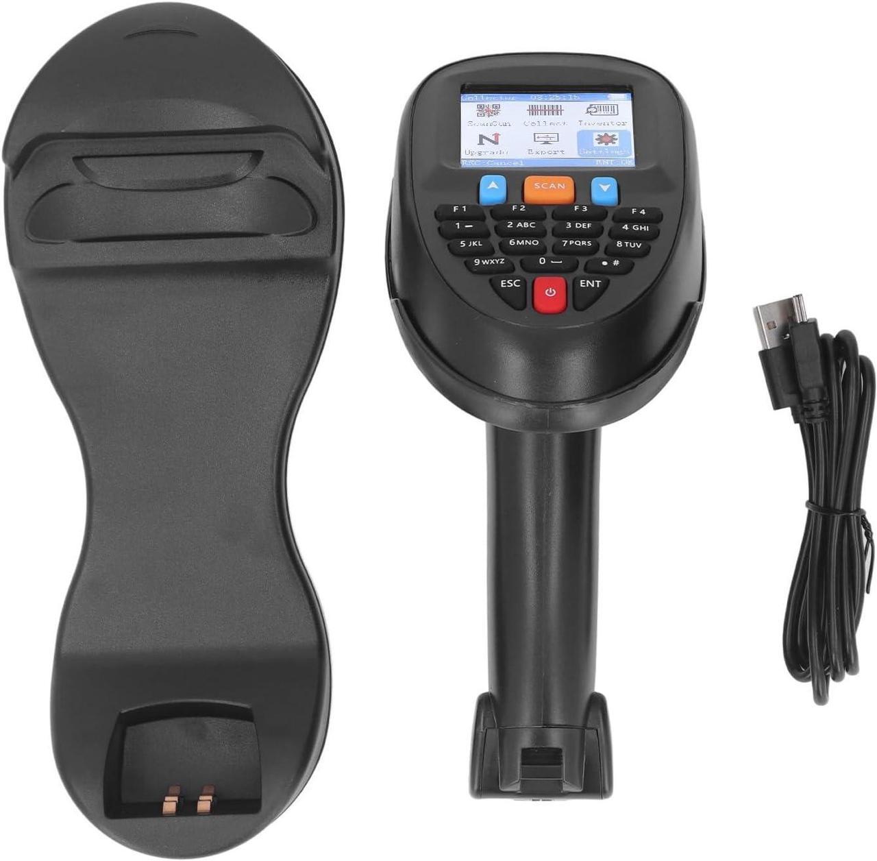 Alt view image 5 of 7 - Barcode Scanner, Large Memory Inventory Scanner Collector 2.4GHZ 2.2in TFT Color LCD Screen Rechargeable for Store