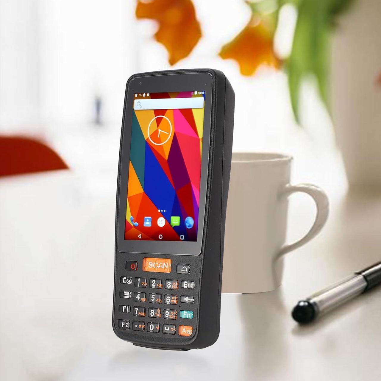 Alt view image 6 of 7 - Android Barcode Scanner, Handheld Mobile Computer Portable PDA 1D 2D QR Bar Code Reader Support 2/3/4G WiFi BT Communication with 4.0 Inch Screen for Warehouse Inventory (US Plug)