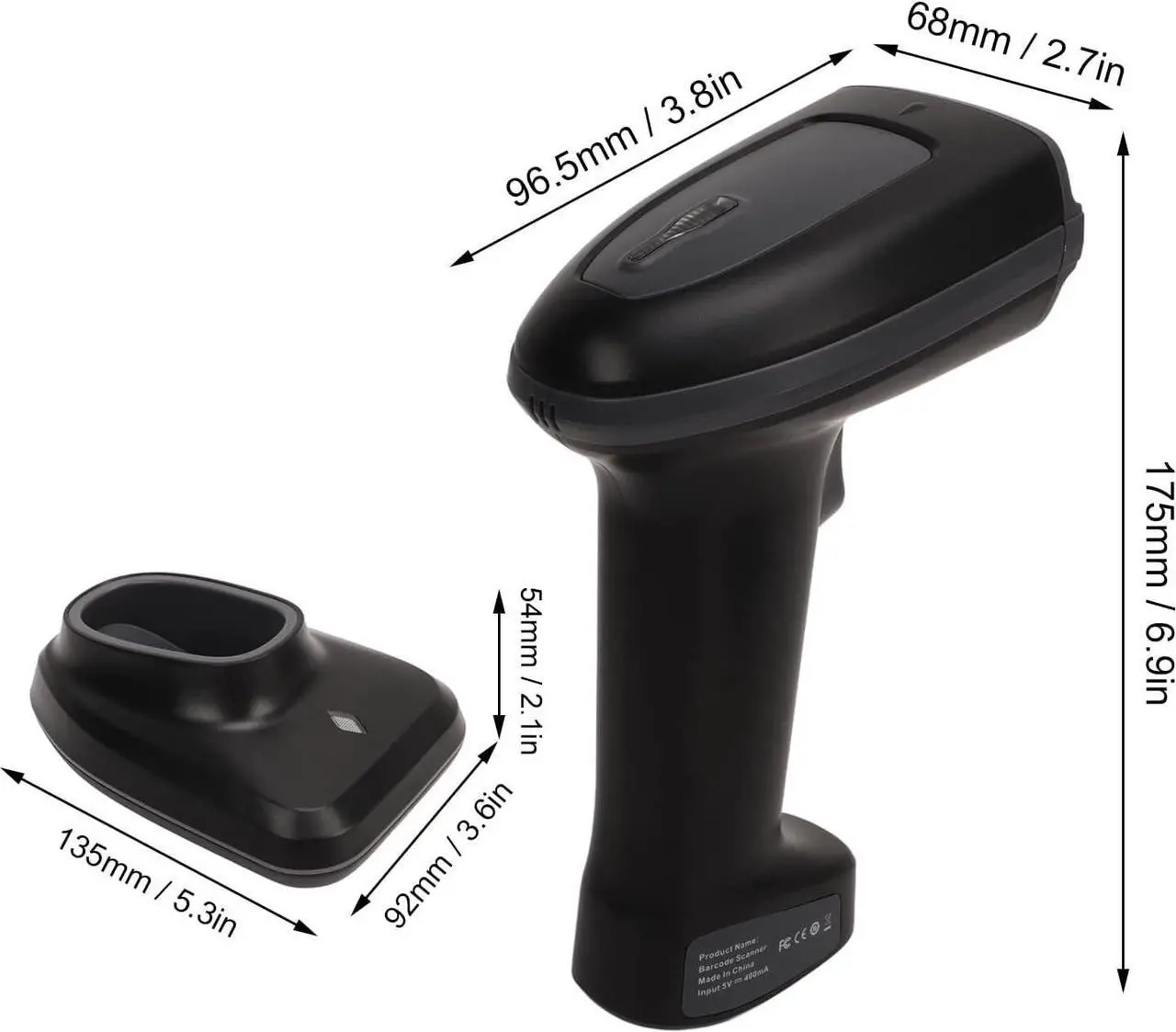 Alt view image 3 of 7 - NETUM USB Barcode Scanner Handheld 1D Wired Bar Code Scanner Scanning UPC EAN Reader for Supermarket Convenience Store Warehouse