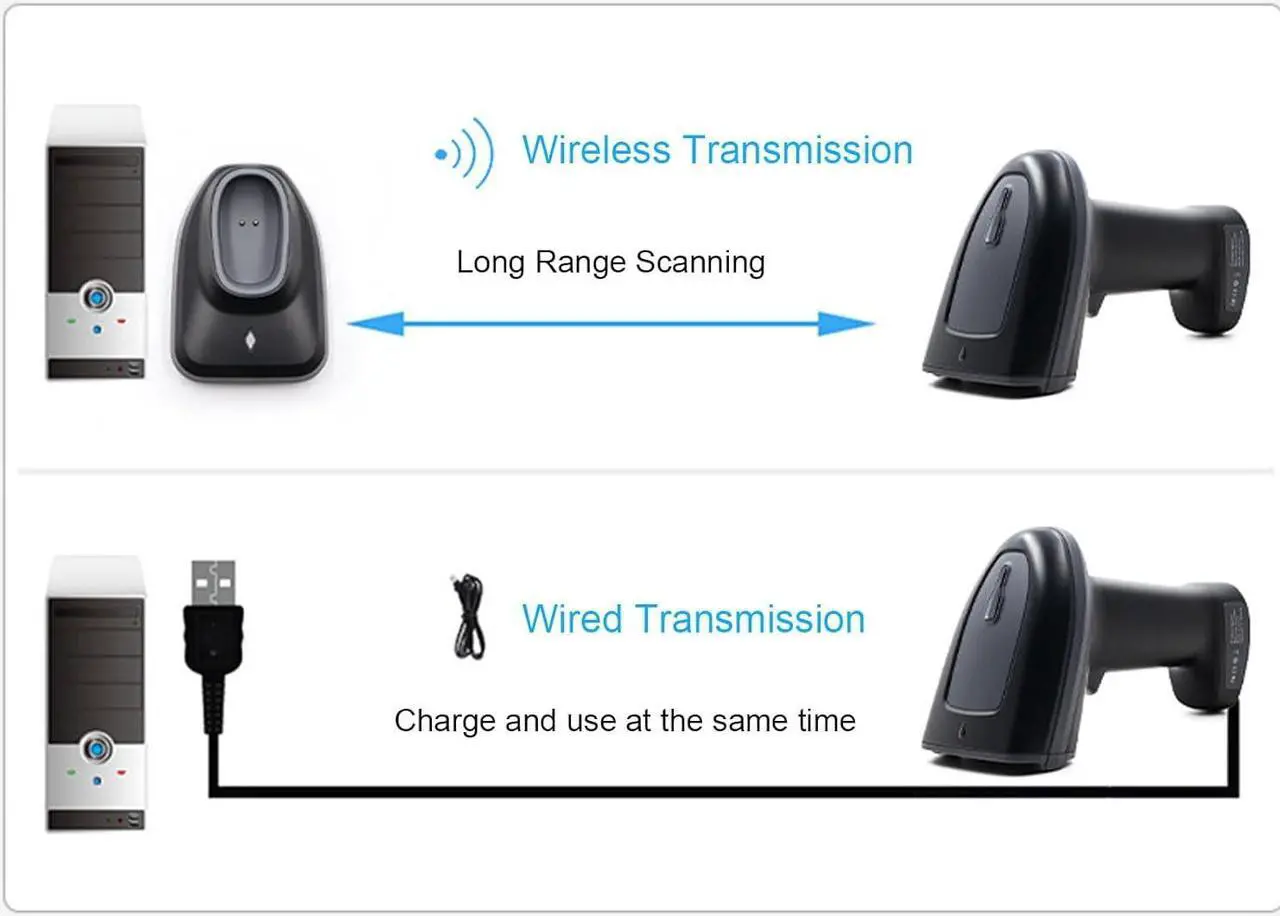 Alt view image 7 of 7 - NETUM USB Barcode Scanner Handheld 1D Wired Bar Code Scanner Scanning UPC EAN Reader for Supermarket Convenience Store Warehouse