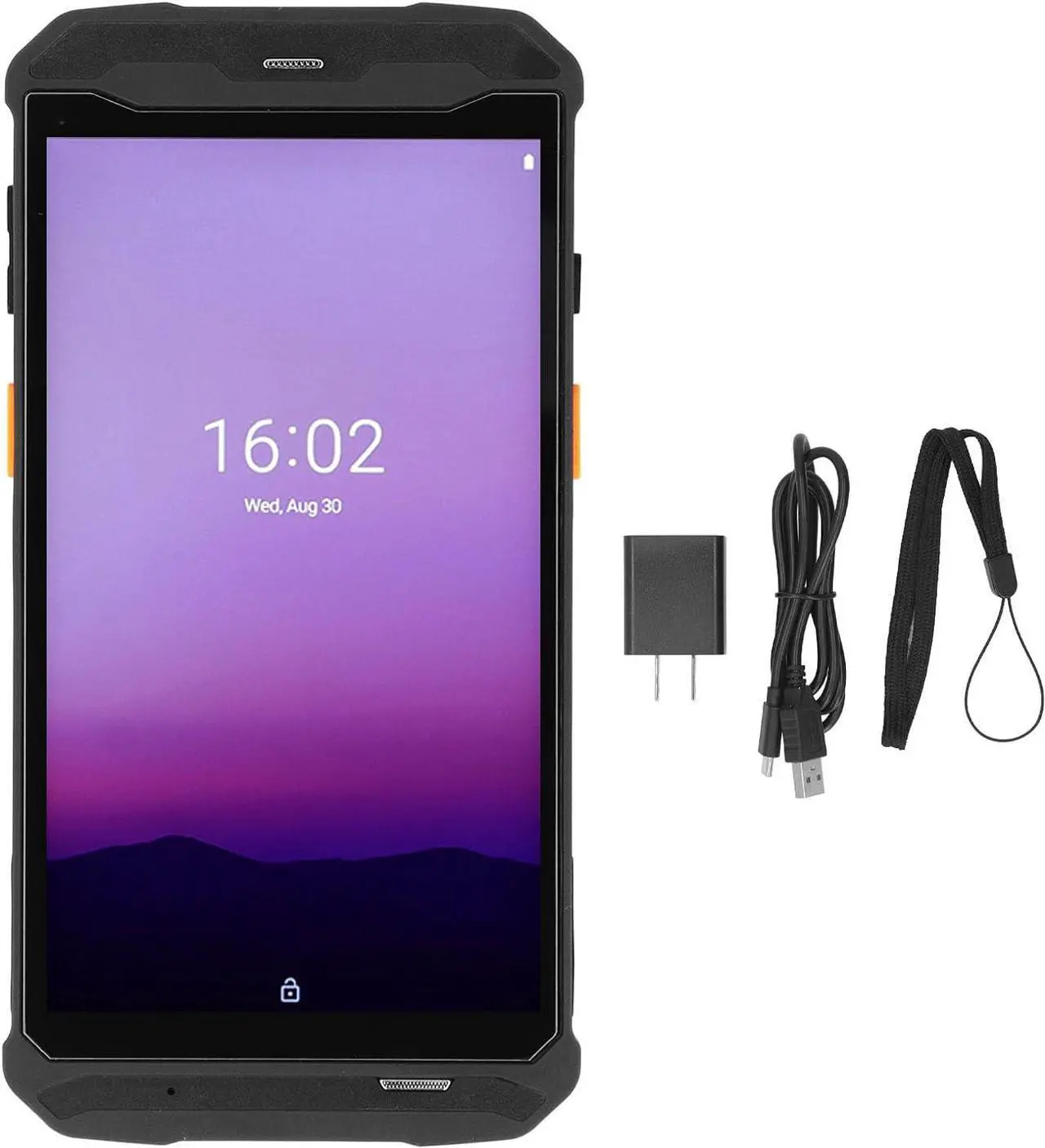 Alt view image 5 of 7 - Barcode Reader, QR Code Reader 13MP Camera 100240VAC 5.5in Display NFC Function Handheld Waterproof for Department Stores (US Plug)