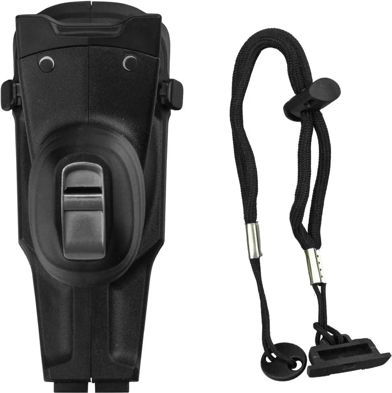 Alt view image 3 of 7 - TRG-TC7X-SNP1-02 Snap-On Trigger Handle with Handle Clip and Hand Strap for Symbol Zebra TC70 TC75 TC70x TC75x TC77hl Barcode Scanner, Durable Lightweight Black