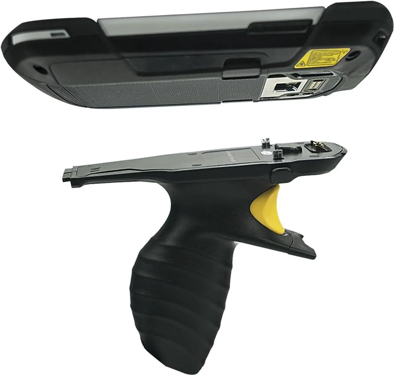 Alt view image 7 of 7 - TRG-TC7X-SNP1-02 Snap-On Trigger Handle with Handle Clip and Hand Strap for Symbol Zebra TC70 TC75 TC70x TC75x TC77hl Barcode Scanner, Durable Lightweight Black