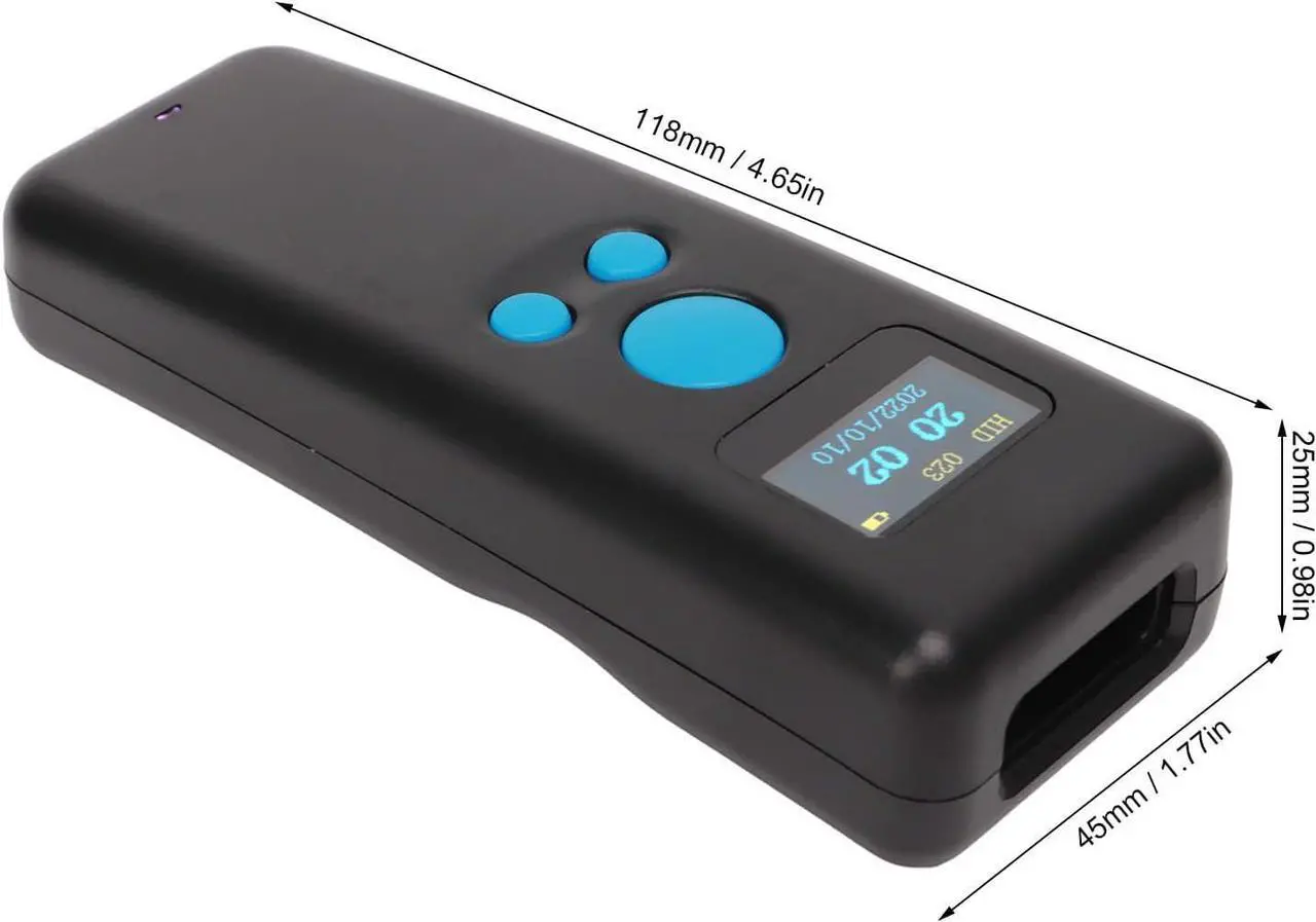Alt view image 6 of 7 - Wireless USB Bar Code Reader, Interference Resistant 2 Upload Mode Fast Decoding Barcode Scanner with 2.4G Receiver for Store (1D M8L)