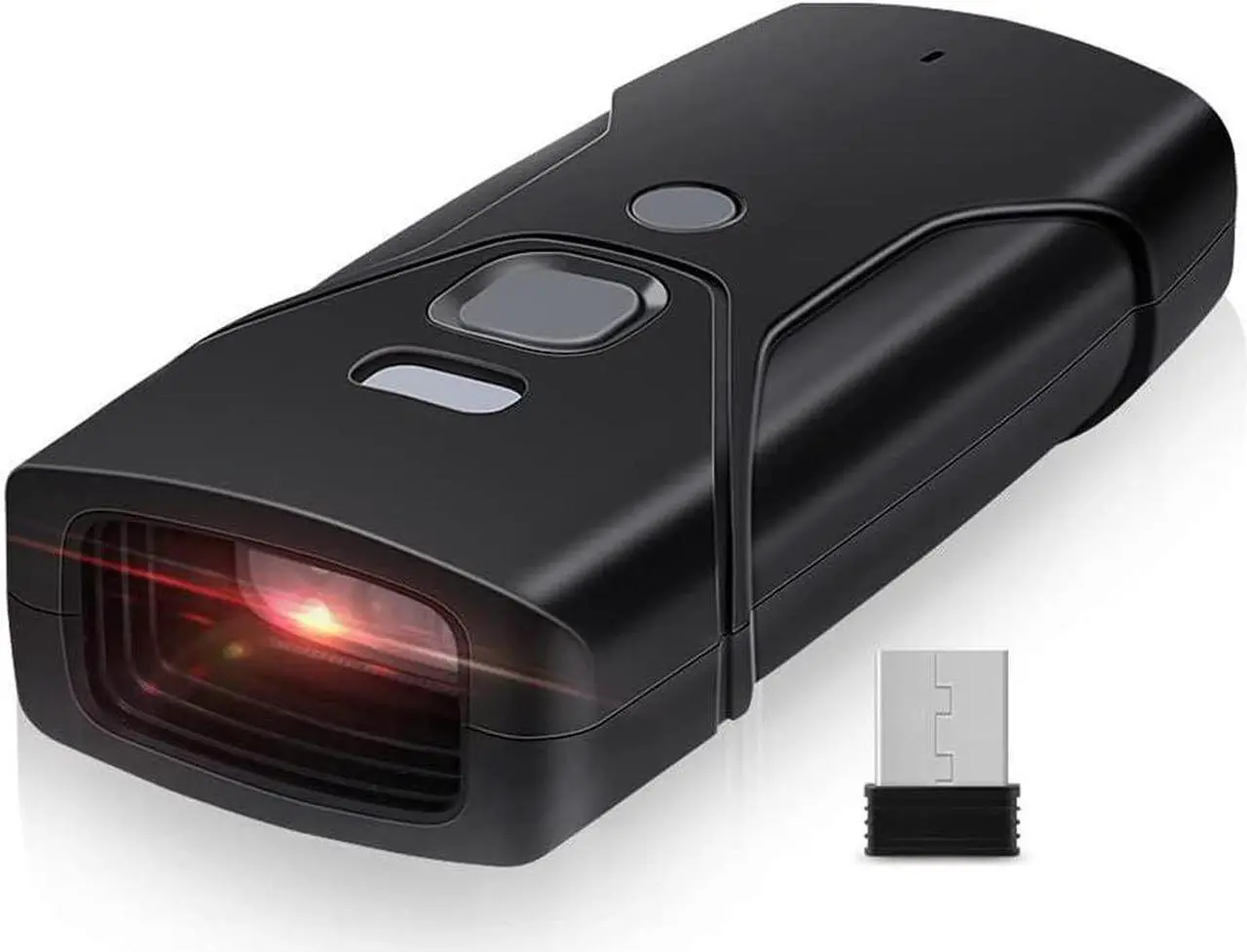 Main image of Barcode Scanner,HUIOP Portable Handheld Barcode Scanner Wired+2.4G+BT Three-Mode Connection Support One-Dimensional Barcode/QR Code Fast Scanning