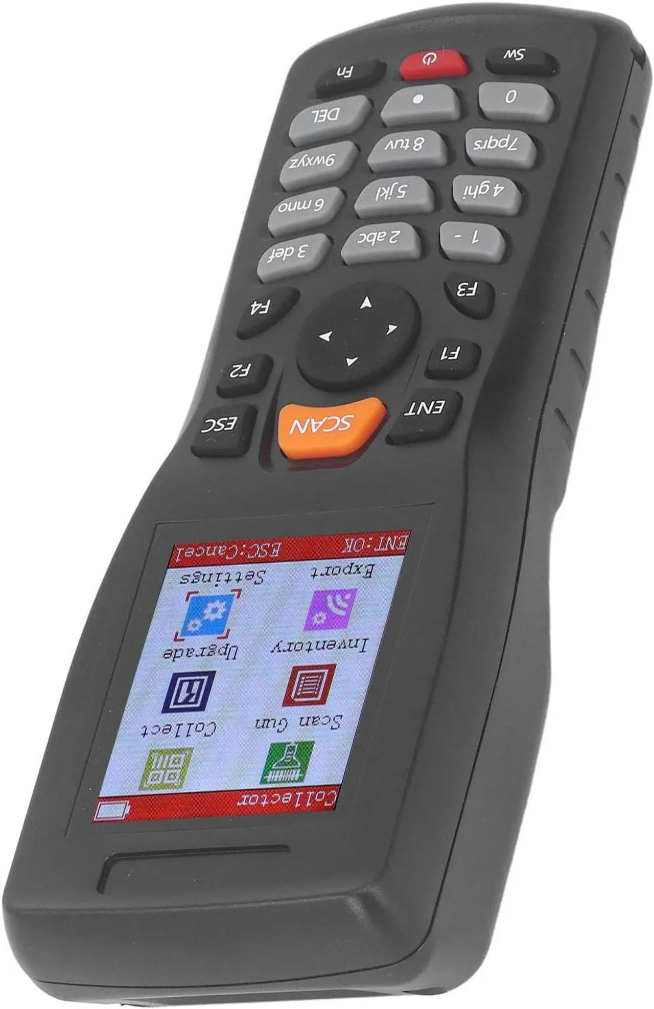 Alt view image 7 of 7 - Barcode Scanner, 2.4GHZ 2.2in TFT Color LCD Screen Inventory Scanner Collector for Store
