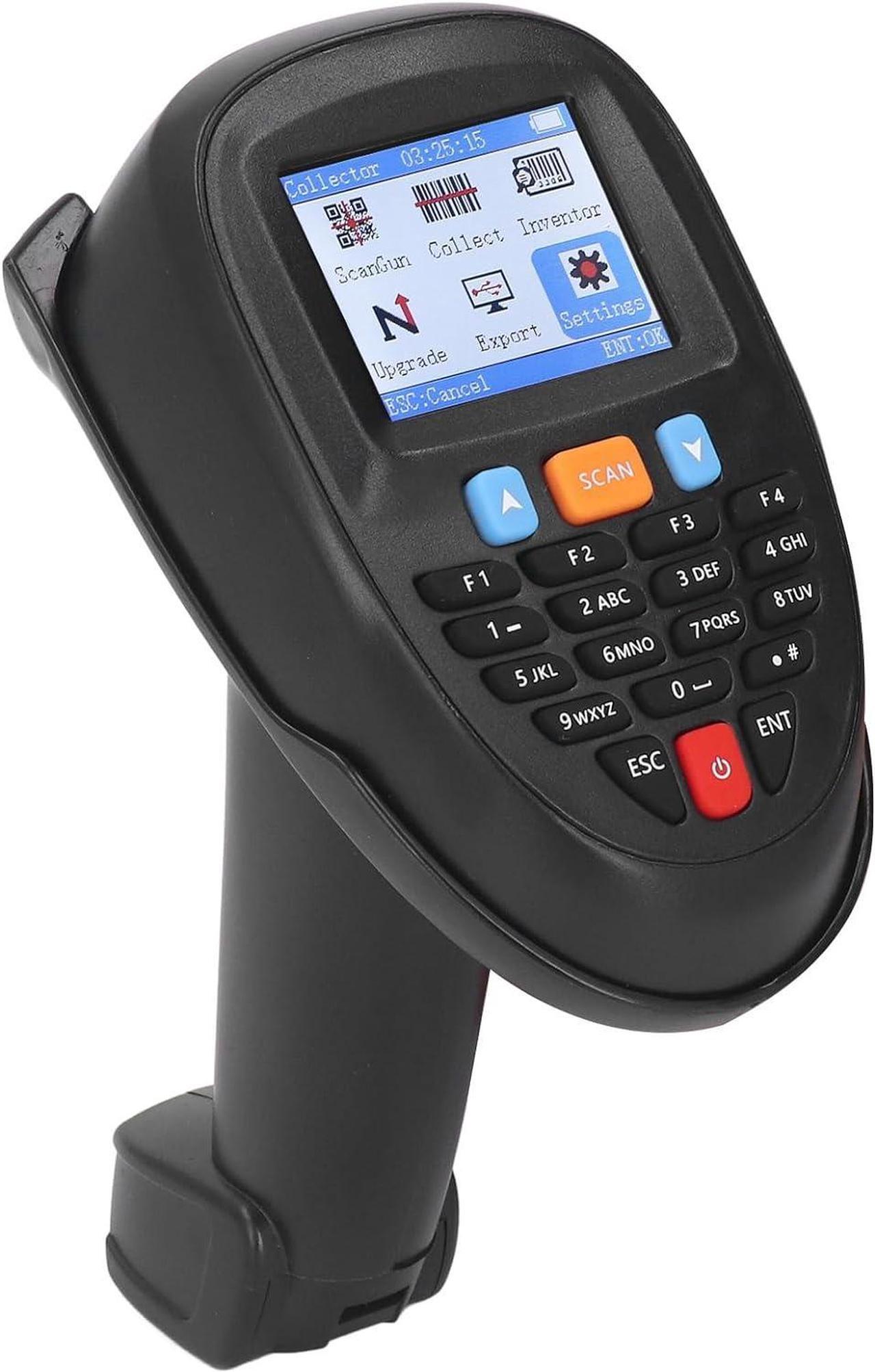 Alt view image 2 of 7 - Barcode Scanner, Large Memory Inventory Scanner Collector 2.4GHZ 2.2in TFT Color LCD Screen Rechargeable for Store