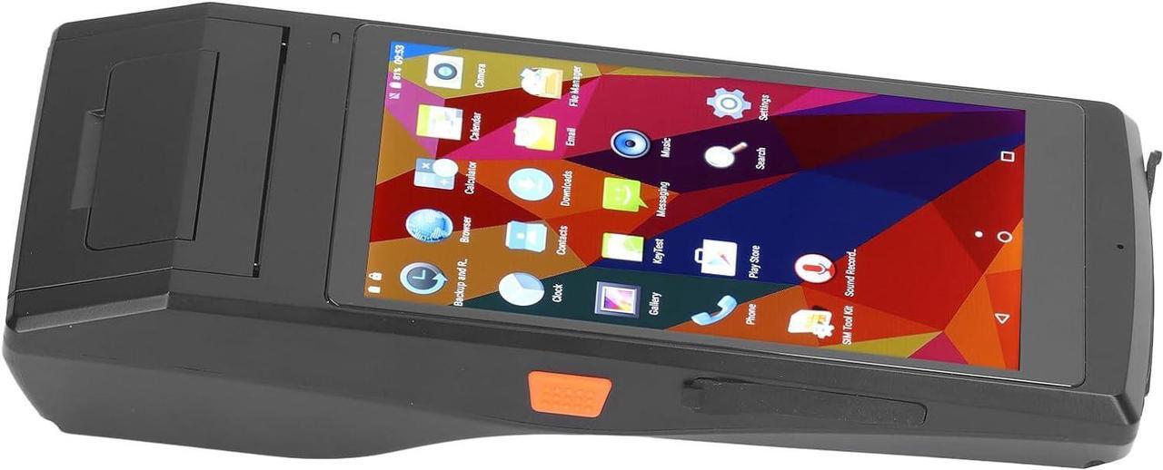 Alt view image 3 of 7 - PDA Terminal, 100-240VAC GPS Barcode Scanner 5.5 Inch IPS Screen 16GB ROM 2GB RAM for Logistics Industries (US Plug)